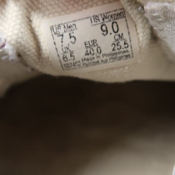 Vans Shoes Womens 9 Classic Slip On Platform Sneakers Canvas Black Skate Casual - Picture 14 of 16